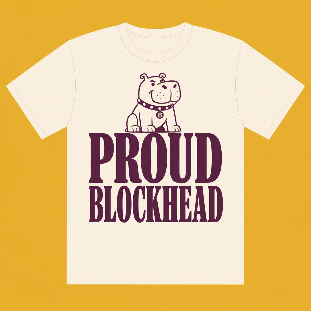 Proud Blockhead tee